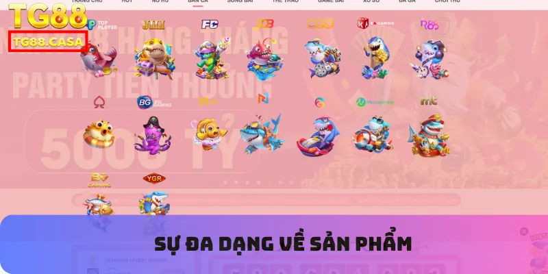 Sự đa dạng về sản phẩm